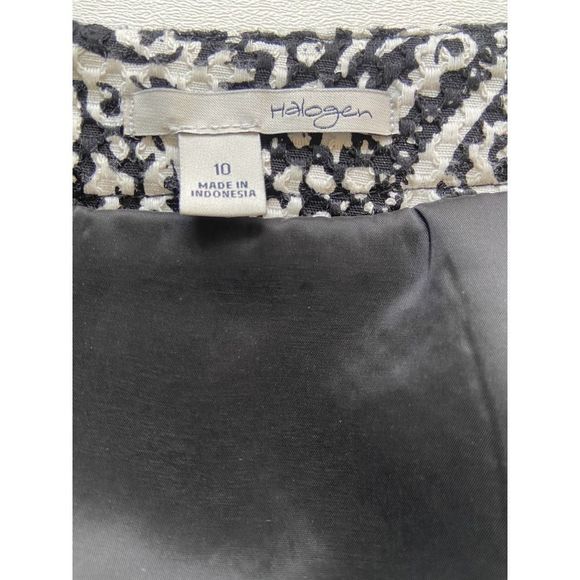 Halogen‎ Black/White Pencil Skirt Size 10 - Picture 6 of 6